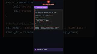 SQL-like Filtering Using expr in PySpark | Spanish