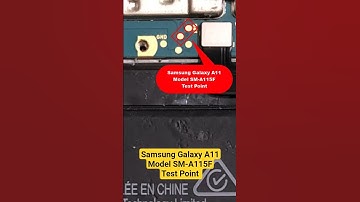 Samsung A11 Test Point Samsung SM-A115F Test Point Samsung Galaxy A11 Test Point #samsung