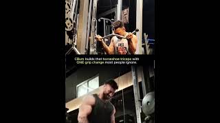 CBUM buildis that horseshoe triceps with one grip change most people ignore. #bodypow #bodypower