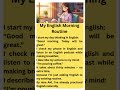 My English Morning Routine | Daily Reading &amp; Listening Practice for Beginners