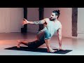 30 minute strong vinyasa yoga flow to feel energised