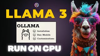 Run Llama 3 on CPU using Ollama
