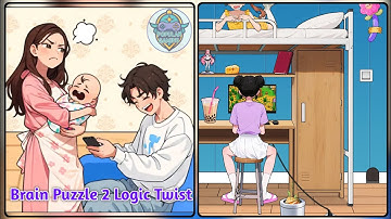 Brain Puzzle 2 Logic Twist Level 35:  !Gameplay Solution