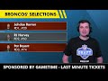 Denver Broncos Make SHOCKING Pick In Round 3 Of 2025 NFL Draft With Pat Bryant