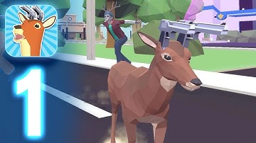 DEEEER Simulator Gameplay walkthrough Part 1 (iOS, Android)