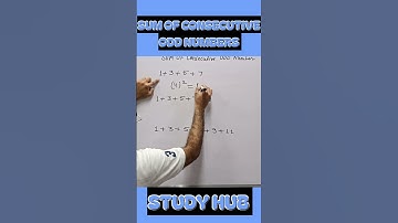 TRICKS Of SUM OF CONSECUTIVE ODD NUMBERS #mathstricks #shorts #viral