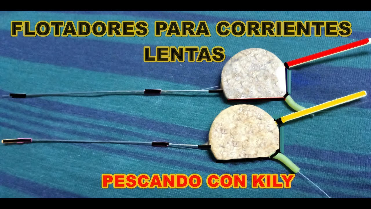 FLOTADORES PARA LA PESCA A RETENCIÓN EN CORRIENTES LENTAS 