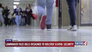 Lawmaker files bills designed to bolster school security