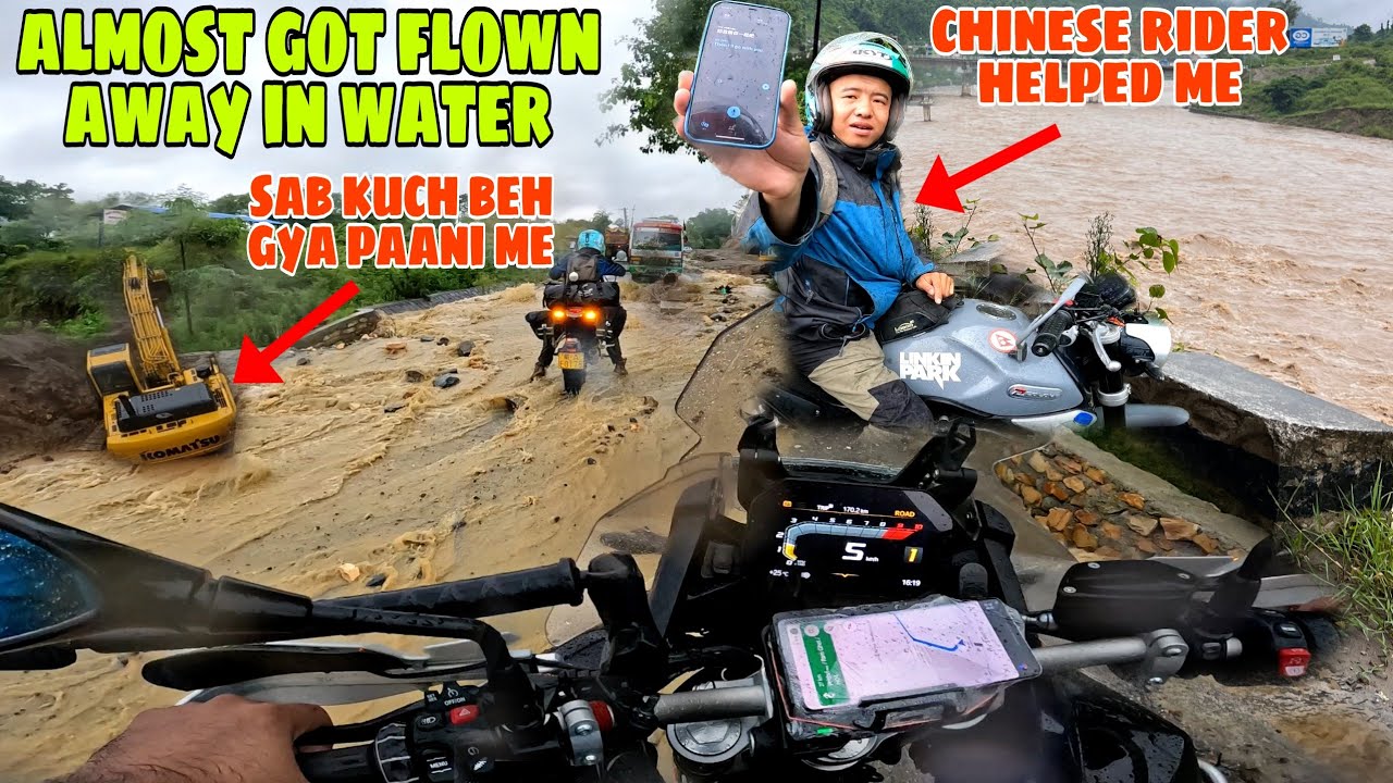 Nepal Roads Are Deadly Dangerous in Rains | Got Trapped in Deadly Landslide 😰 | Kathmandu To Pokhara