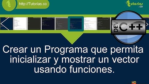 funciones – visual c++ (funcion inicializar, mostrar vector)