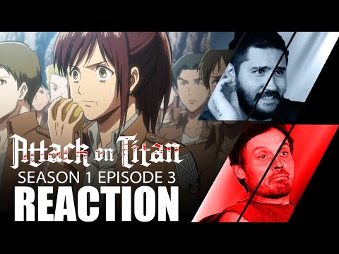 Attack on Titan 1x3 “A Dim Light Amid Despair: Humanity's Comeback, Part 1" REACTION!!