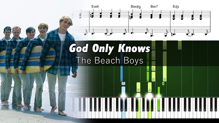 God Only Knows Piano version - Piano performance video thumbnail