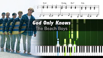 The Beach Boys - God Only Knows - ACCURATE Piano Tutorial + SHEETS