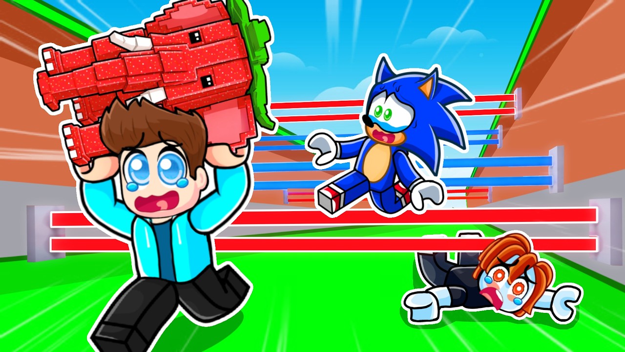 I HACKED AND INSTALLED LASERS IN ESCAPE BRAINROTS FOR TSUNAMI IN ROBLOX !!