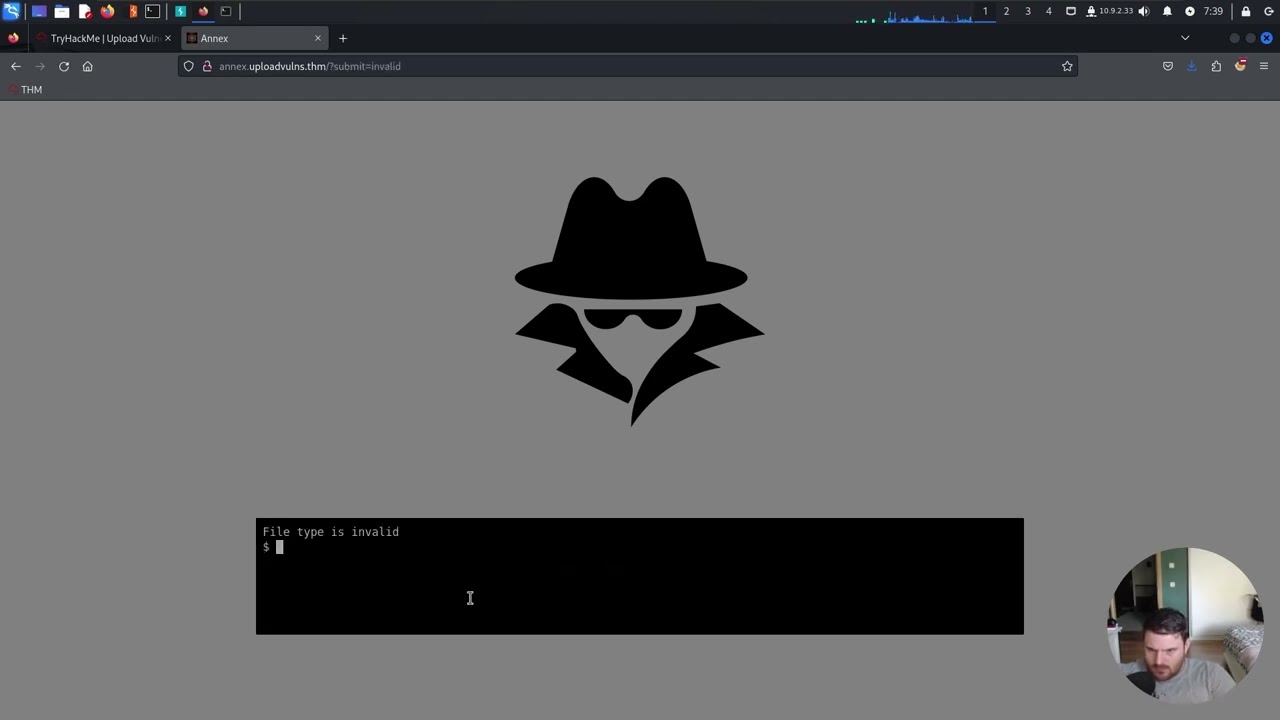 Bypassing Server-Side Filtering: File Extensions | THM Series: Upload Vulnerabilities #8