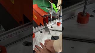 Precision cutting 45 degrees 90 degrees cutting saw, precision cutting small economy. #Aluminum