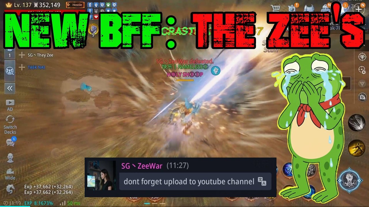 MIR4 | LIONHEART | FEAT. ZEEWAR & THEY ZEE | CHARACTER BUILD TEST #07 #mir4 #gaming #gamer #mmorpg