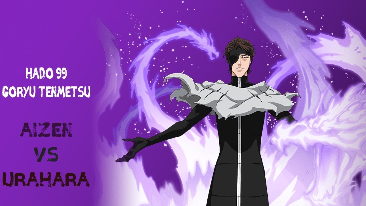 بليتش برايف سولز Aizen VS Urahara - Hado 99 Goryu Tenmetsu - YouTube