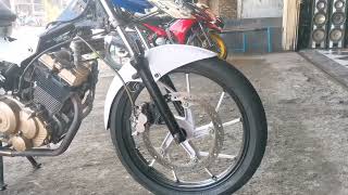 UpGrade Ban Depan Satria Donat Corsa R46 90/80-17 Softcompound di Velg 140-17 // Seperti Apakah screenshot 3