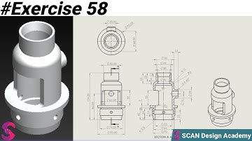 Solidworks Tutorial Exercise 58 | #solidworks | #beginners