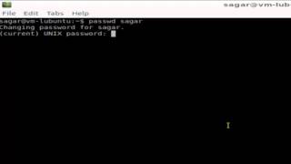 How to change the password for user in Linux