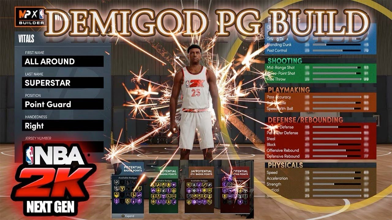 THIS PG BUILD IS CRAZYYYY!!!! SHOOTING, PLAYMAKING,SLASHING, & AND ELITE DEFENSE WHAT CANT IT DO....