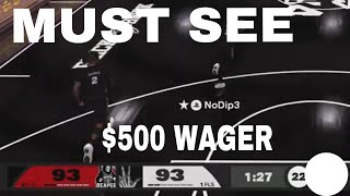 This $500 WAGER Has The CRAZIEST ENDING EVER IN COMP PRO AM W/ IRLS! NBA 2K26