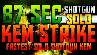 Ghosts *BEAST* "World's Fastest Solo Shotgun KEM Strike" 87 Second Cranked KEM - Call of Duty Ghosts