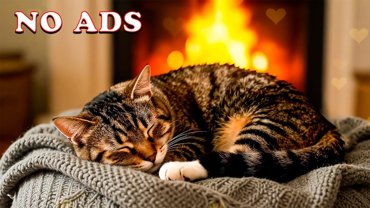 Успокаивающая музыка для кошек со звуками кошачьего мурлыканья — глубокое расслабление и снятие трев