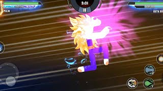 Krillin vs Vegeta Super Saiyan 3 - Stickman Warriors Super Dragon Shadow Fight screenshot 5