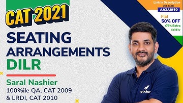 CAT 2023 | Linear Seating Arrangement | Ace Data Interpretation and Logical Reasoning | BYJU
