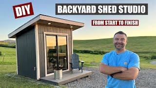 DIY Shed studio from Start to Finish! | Wall Framing | Insulating | Flooring | And More! by DIY PETE 632,657 views 9 months ago 24 minutes