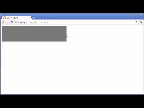 jQuery Tutorial - 151 - Resizable