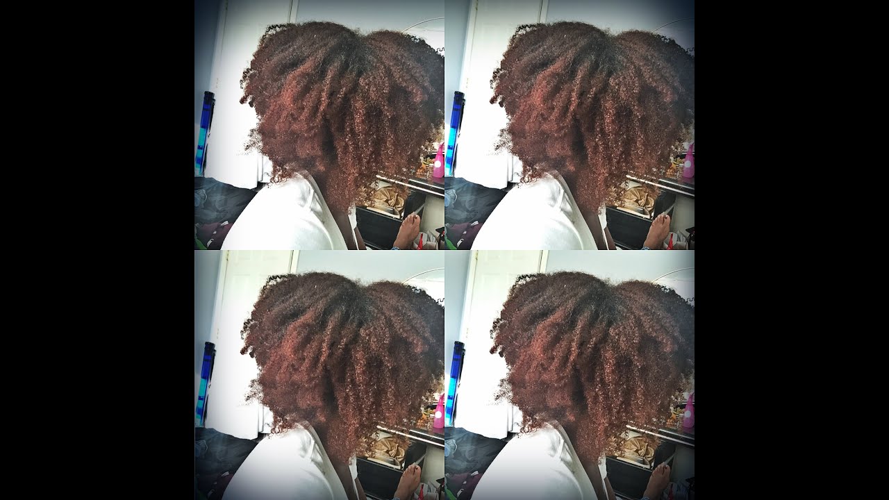 Coloring My Natural Hair With Clairol T In Ruby Rage You Coloring My Natural Hair With Clairol T In Ruby Rage