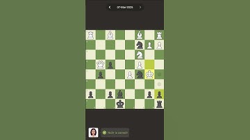 chess.com daily puzzle 7 march 2025 #chess #lichesstitledarena #games #dailypuzzle #chesspuzzle