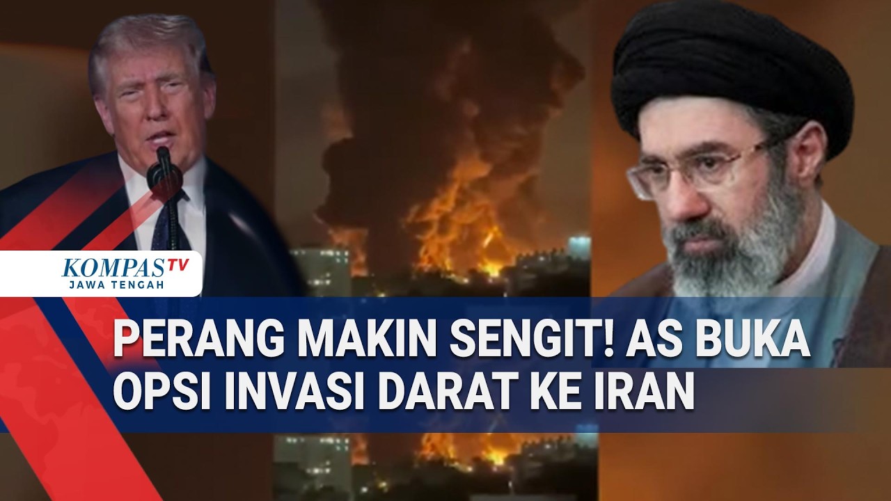 Perang Makin Sengit! AS Buka Opsi Invasi Darat ke Iran