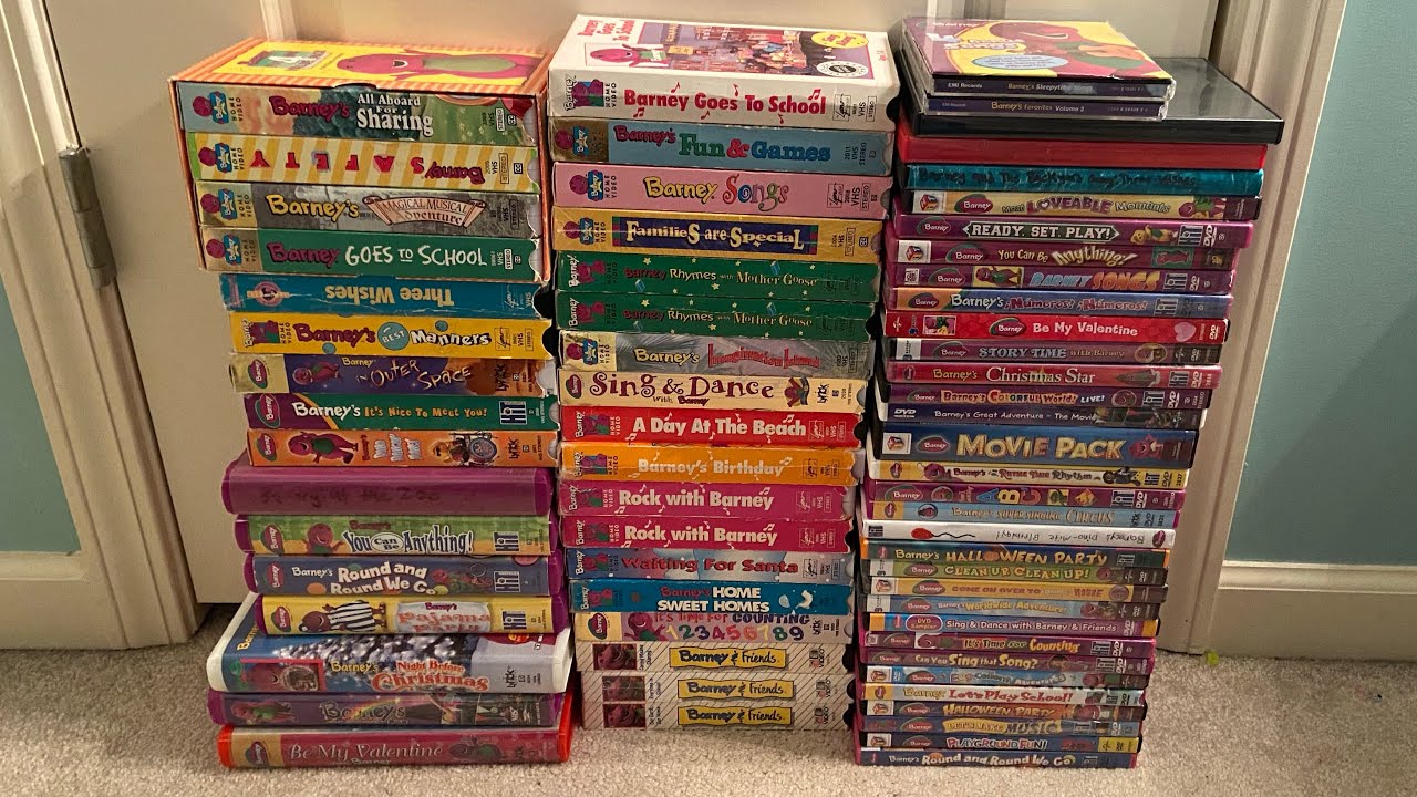 Barney VHS Lot Of 7