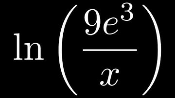 Expanding ln(9e^3/x) using the Quotient Rule and Properties of Logarithms