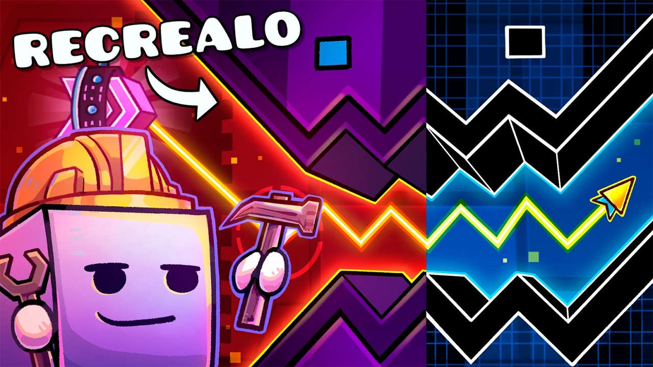 RECREA esta ESTRUCTURA y GANAS! 🔨- Geometry Dash 2.2