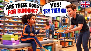 Learn English: 10 English Dialogues at a Sports Store | A2 English Conversation & Listening Practice screenshot 5