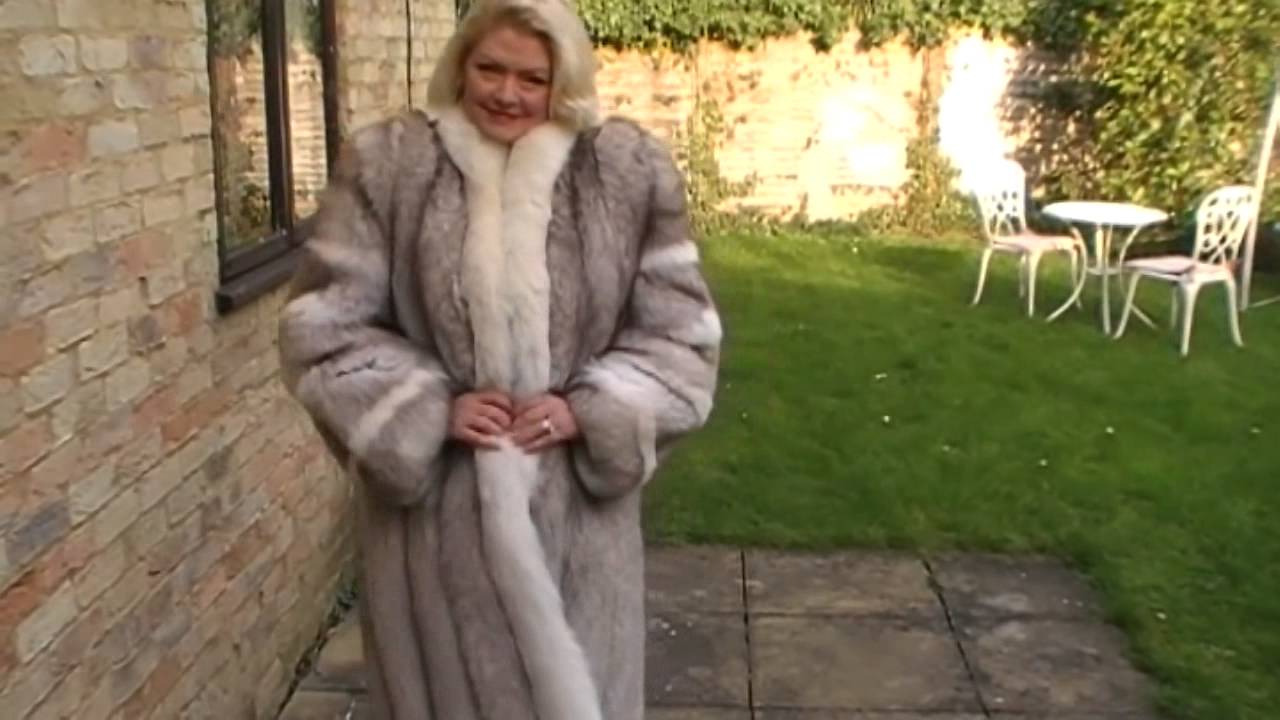 Saga Blue Fox Fur Coat Full Length Fur Luxuryfurs4less Com Youtube