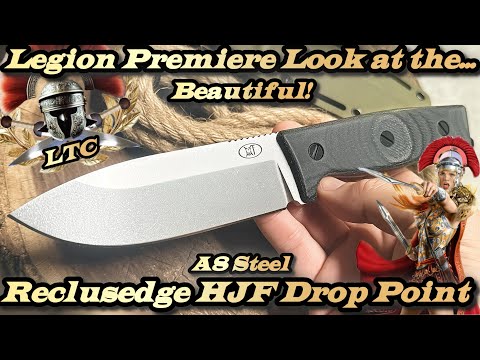 Legion Premiere Look at the Recusedge HJF Drop Point in A8 Steel