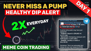How I Get 2x Meme Coin Gains FAST | Telegram Bot You Need in 2025 - Day 1
