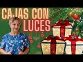 COMO HACER CAJAS DE REGALO CON LUCES PARA NAVIDAD