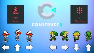 CONSTRUCT 3 | TUTO FR : LES BASES & MOUVEMENTS #1