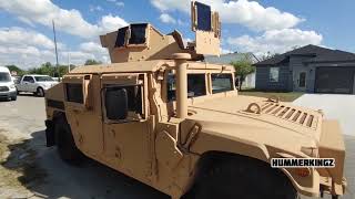 HUMVEE BEAST WITH FRAG 7 ARMOR ! #hummerkingz #M1151A1 Bulletproof Hummer Wow