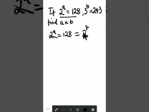 Exponential Equation #maths