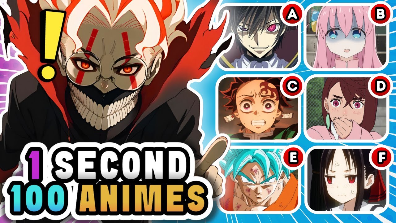 🎥 Угадай аниме за одну секунду 🔥 Аниме-викторина