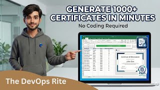 Bulk Certificate Generator for HR | Generate 1000+ Certificates from Excel in Minutes