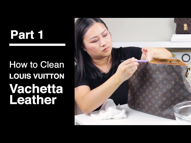 A #LVHack – How to remove water marks from vachetta leather. #LouisVui, louisvuitton